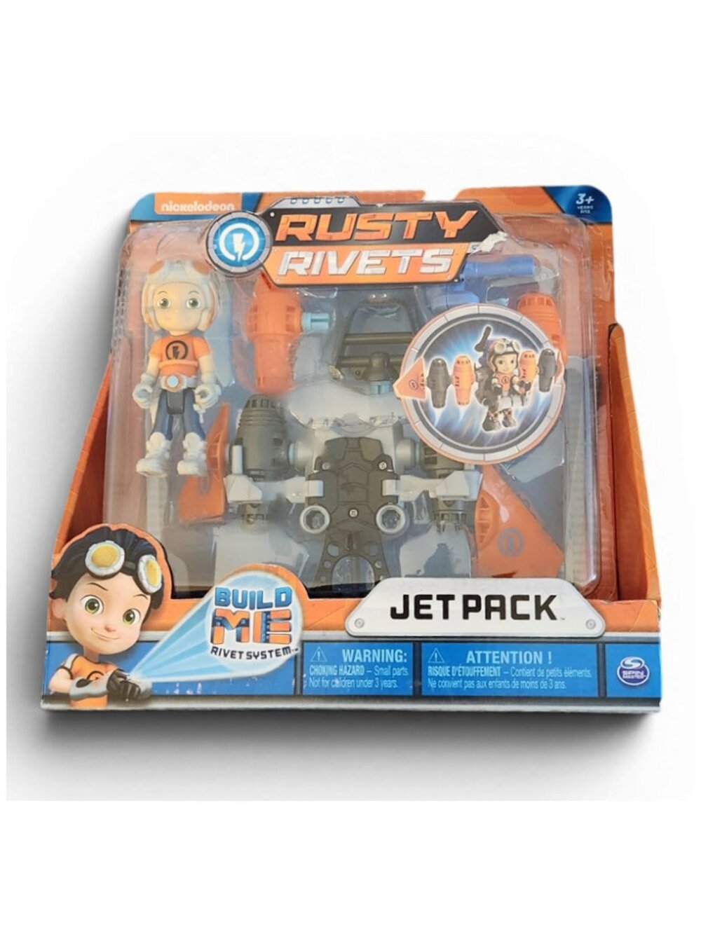NEW! Nickelodeon Rusty Rivets Build Me JET PACK with RUSTY Action Figure
